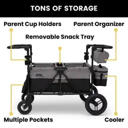 Jeep Wrangler Deluxe 4-Seater Stroller… — Photo 3