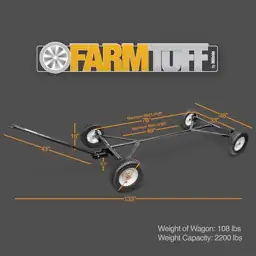 FARM-TUFF ATV Utility Wagon Chassis,… — Photo 2