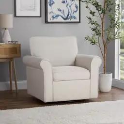 Mainstays Swivel Accent Chair with… — Photo 1
