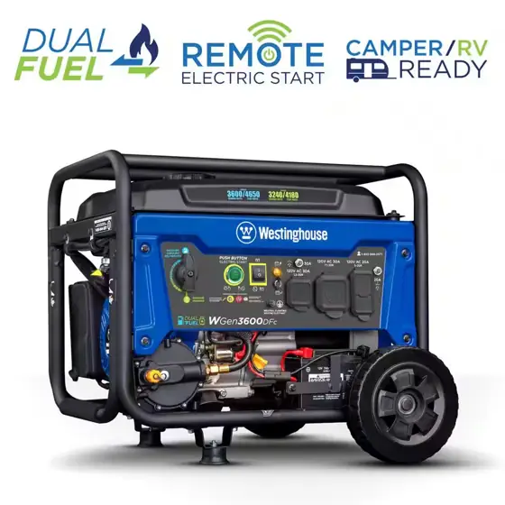 4650/3600-Watt Dual Fuel Gas/Propane Portable… — Photo 1