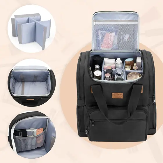 BAFASO Travel Makeup Bag with… — Photo 2