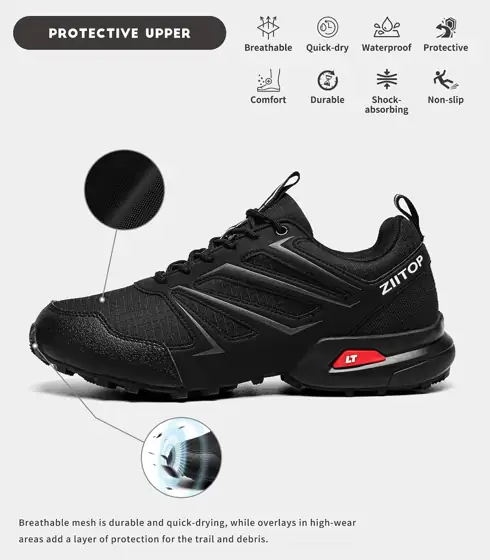 Men's Trail Running Shoes Waterproof… — Photo 2