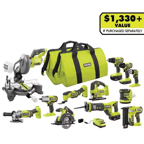 ONE+18V Cordless 12-Tool Combo Kit… — Photo 1