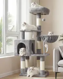 Heybly Cat Tree with Toy,… — Photo 1