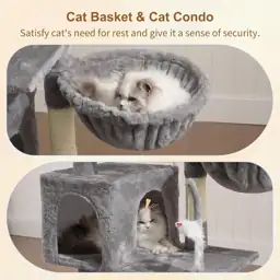 Heybly Cat Tree with Toy,… — Photo 3