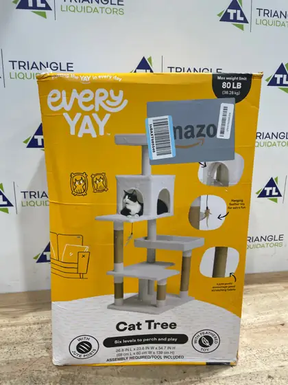 Heybly Cat Tree with Toy,… — Photo 4