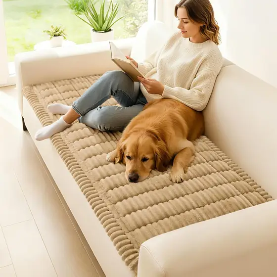 Dog Couch Cover, Washable Flannel… — Photo 2