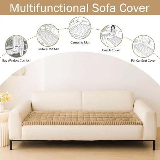Dog Couch Cover, Washable Flannel… — Photo 3