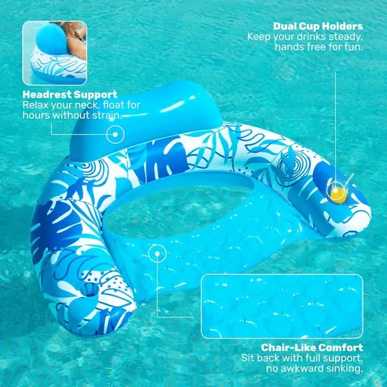 SLOOSH Inflatable Pool Floats 2-Pack… — Photo 4