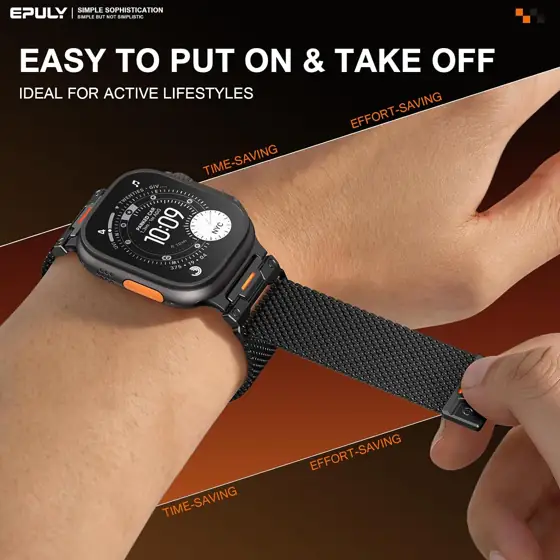 EPULY Metal Mesh Loop Band… — Photo 4