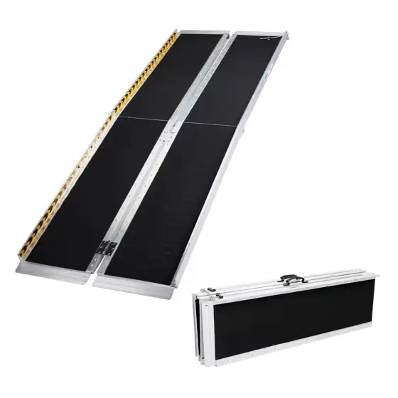 7 ft. Non-Skid Aluminum Folding… — Photo 1