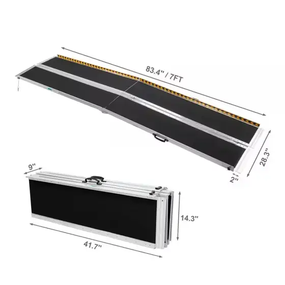 7 ft. Non-Skid Aluminum Folding… — Photo 3