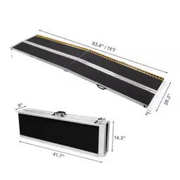 7 ft. Non-Skid Aluminum Folding… — Photo 3