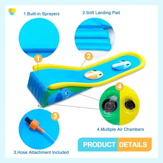 Inflatable 18FT Water Slide with… — Photo 4