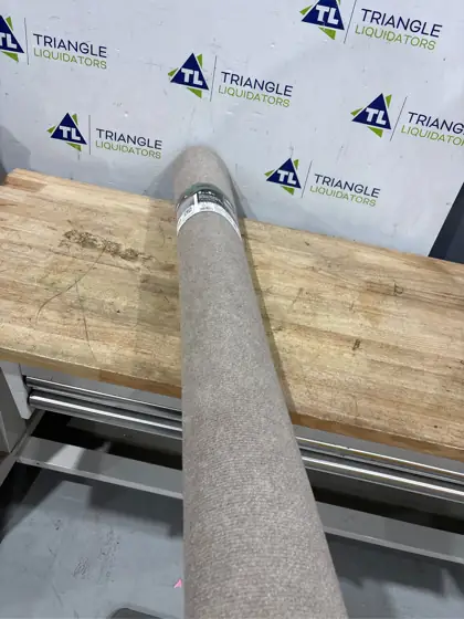 TrafficMaster Ribbed Taupe 6 ft.… — Photo 5