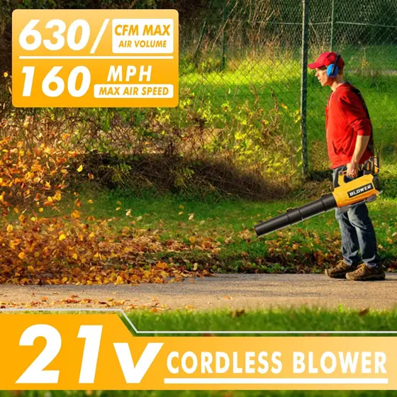 Leaf Blower Cordless with 2x4.0Ah… — Photo 3