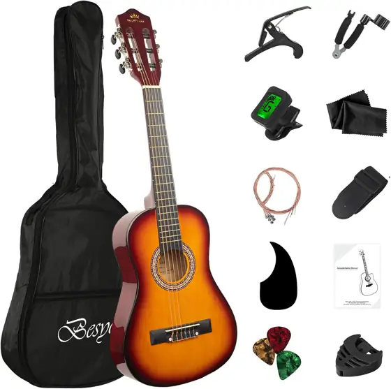 30in Beginner Acoustic Guitar Starter… — Photo 1