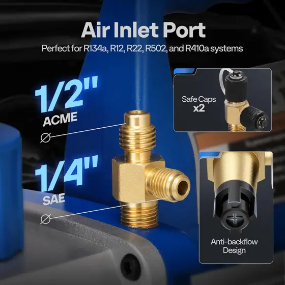 VIVOHOME 110V 1/3 HP 4CFM… — Photo 3