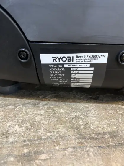 2500-Watt Recoil Start Gas Powered… — Photo 7