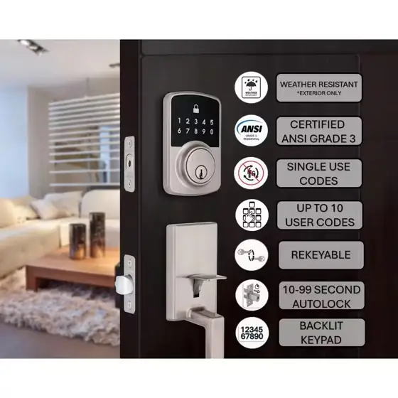Defiant Square Compact Satin Nickel… — Photo 2