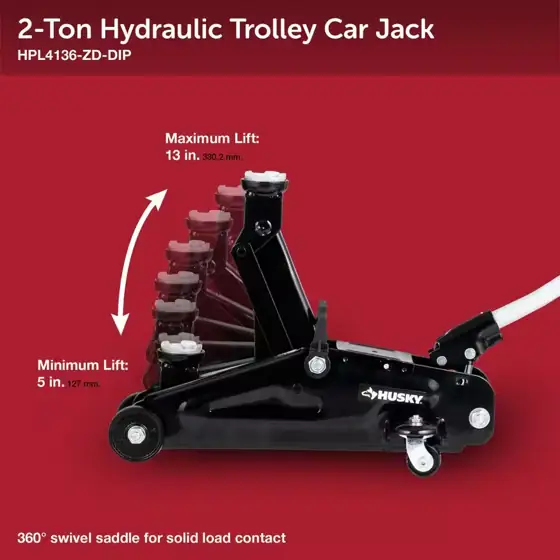 Husky 2-Ton Hydraulic Trolley Car… — Photo 4