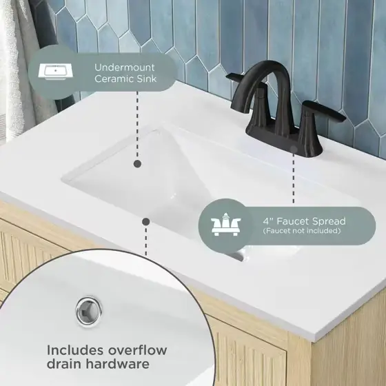 Riley 30 in. Single Sink… — Photo 4