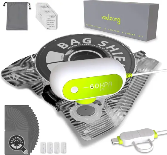 Vacuum-Sealed 3D Printing Filament Kit,… — Photo 1
