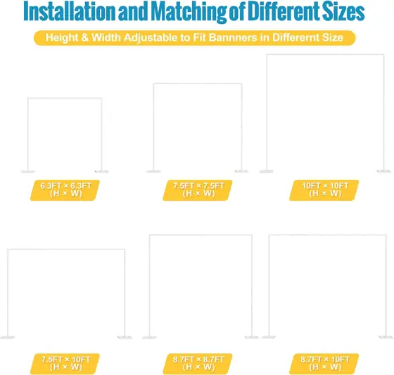 Fomcet 10x10ft Backdrop Stand Heavy… — Photo 2