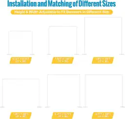 Fomcet 10x10ft Backdrop Stand Heavy… — Photo 2