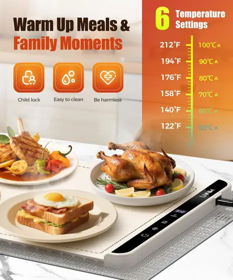 Warming Mat for Food, 36x15in,… — Photo 3