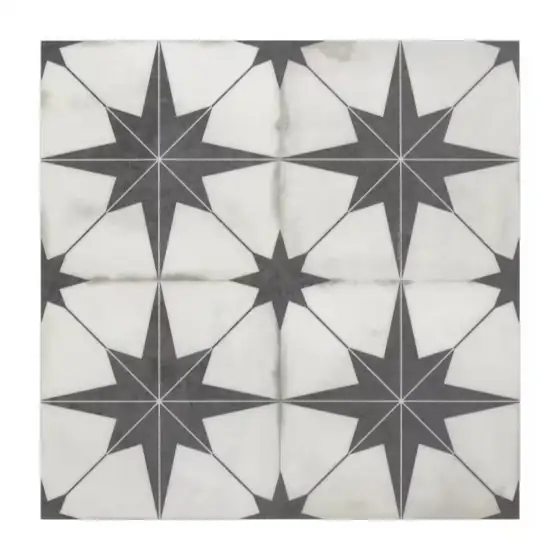 Patterned Black 9x9 in Vinyl… — Photo 1