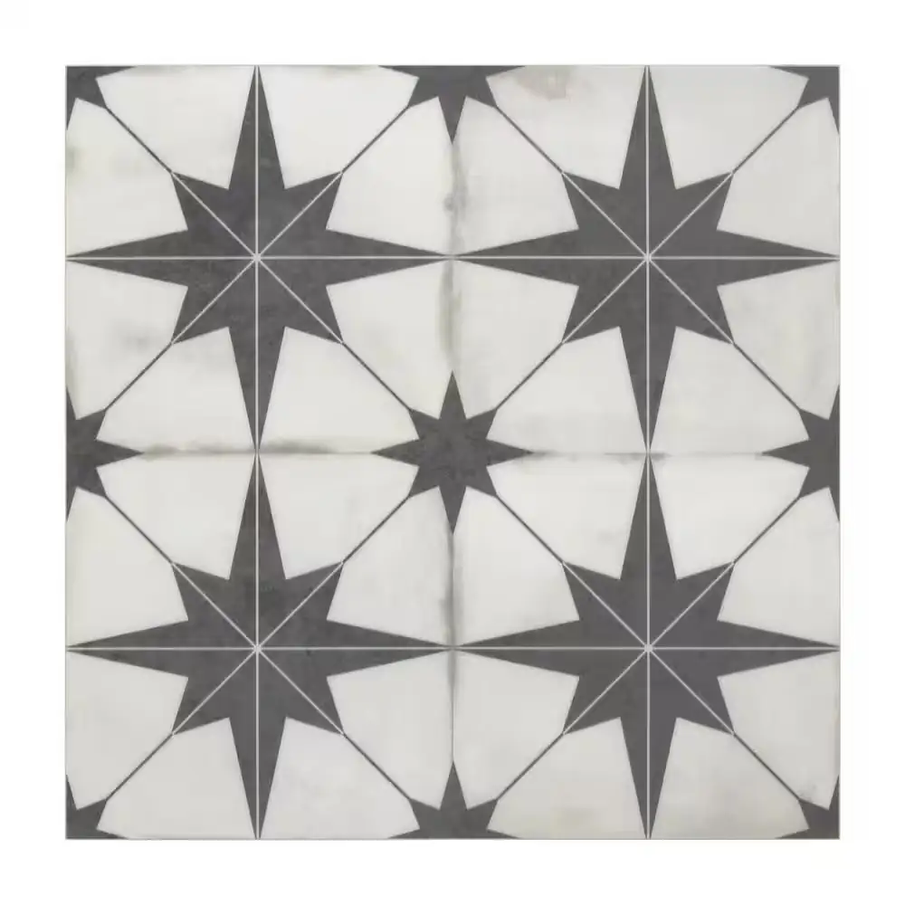 Patterned Black 9x9 in Vinyl… — Photo 1