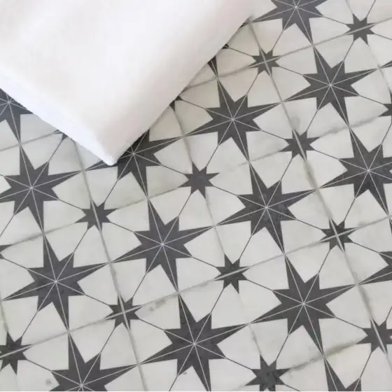 Patterned Black 9x9 in Vinyl… — Photo 4