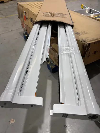 LuminAire 72x78 in White Aluminum… — Photo 6