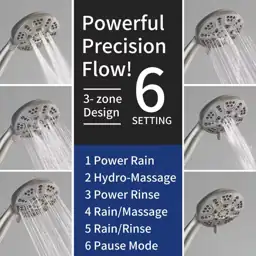 Single-Handle Rain Shower Faucet 1.8… — Photo 4
