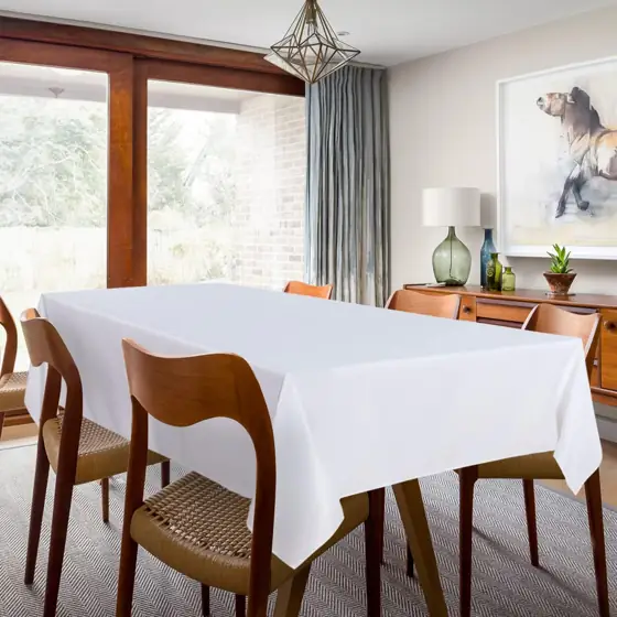 sancua 2 Pack White Tablecloth… — Photo 3