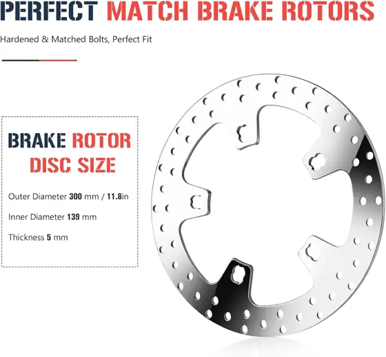 11.8" Front Brake Rotor Pad… — Photo 3