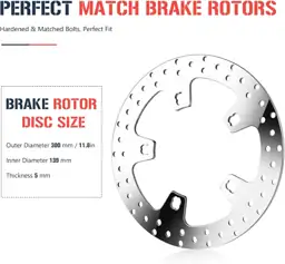 11.8" Front Brake Rotor Pad… — Photo 3