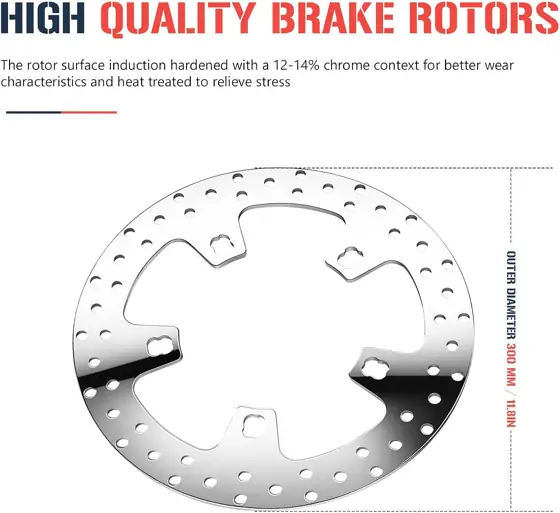 11.8" Front Brake Rotor Pad… — Photo 4