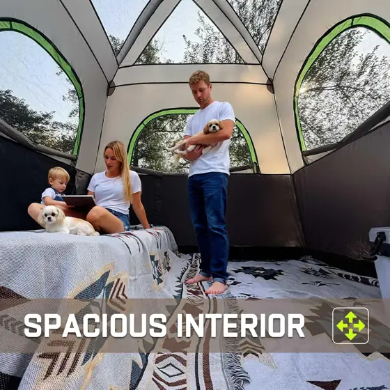 Happy Travel 4-Person Cabin Tent… — Photo 3