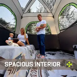 Happy Travel 4-Person Cabin Tent… — Photo 3