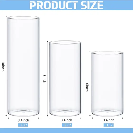 Didaey 36 Pcs Cylinder Vases… — Photo 2