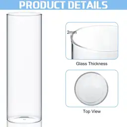 Didaey 36 Pcs Cylinder Vases… — Photo 3