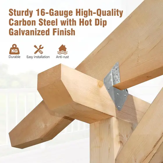 50 Pack 16-Gauge Hurricane Ties,… — Photo 4