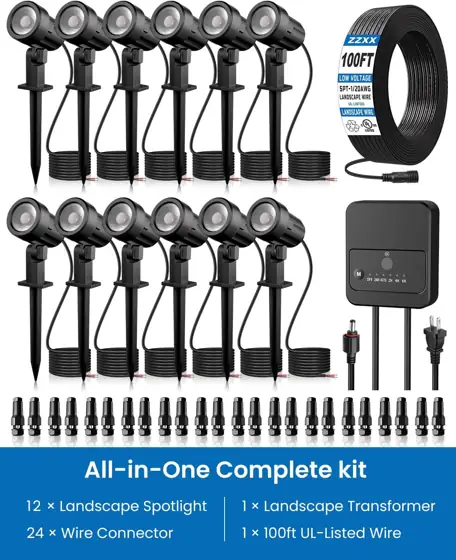 All-in-One Low Voltage Landscape Lighting… — Photo 2