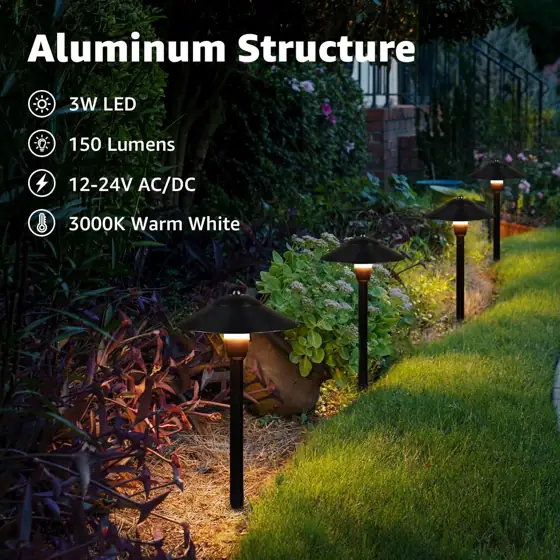 SUNVIE 12-Pack Low Voltage Pathway… — Photo 2