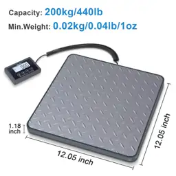 THINKSCALE Shipping Scale, 440 lb… — Photo 2