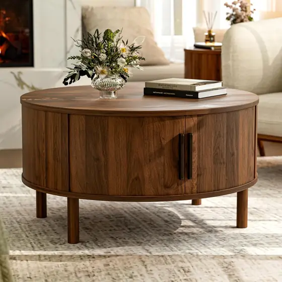ZttRiee Round Coffee Table with… — Photo 1