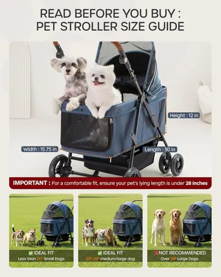Dog Stroller for Large &… — Photo 2