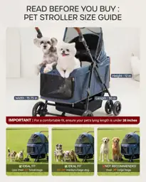 Dog Stroller for Large &… — Photo 2